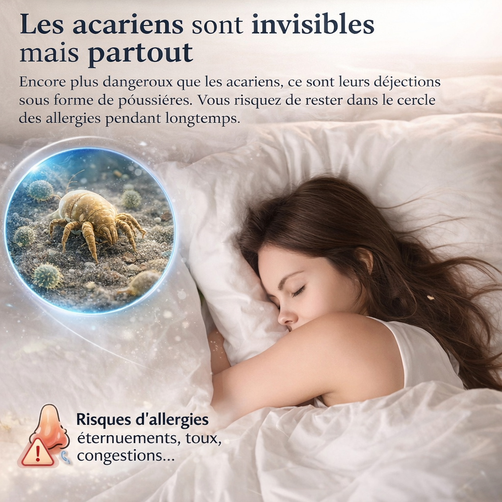 Aspirateur Anti - Acariens Sans Fil UV-C