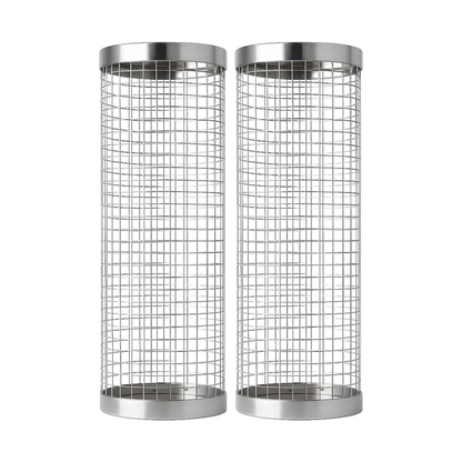 Panier de Grillade Roulant en Inox — BBQ sans papillote